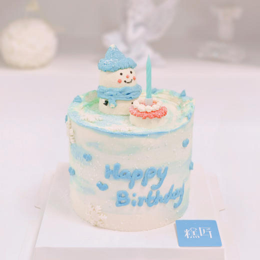 立体奶油霜小雪人蛋糕 | 糕匠 商品图3