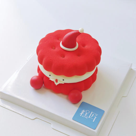 圣诞老人Emoji圆形蛋糕 | 糕匠 商品图5