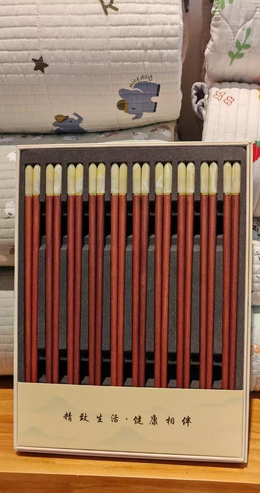 筷子红檀木10双 商品图0