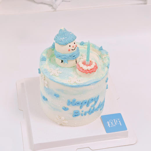 立体奶油霜小雪人蛋糕 | 糕匠 商品图1