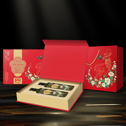 暮秋坊有机山茶油500mL*2礼盒装 商品图3