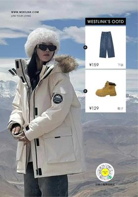 派克棉服，自由行走在冬日里