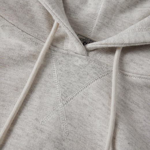 ROMI STUDIO“松弛随性”牦牛绒棉混纺花纱抓绒连帽卫衣RW24WSY1063 商品图2