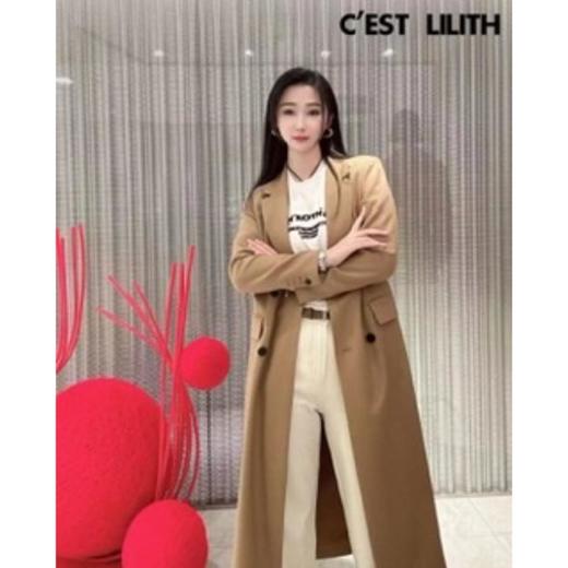 2楼莉莉斯服饰C’EST  LILITH 2024S/S 莉莉斯 静奢极简主义 欧洲精纺羊毛简约直身外套 2024春夏穿搭 商品图1