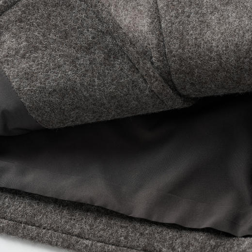 ROMI STUDIO“棕标甄选”100%羊毛混色花纱收腰毛呢大衣RW24WWY0276 商品图4