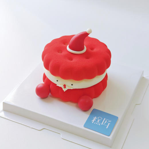 圣诞老人Emoji圆形蛋糕 | 糕匠 商品图4