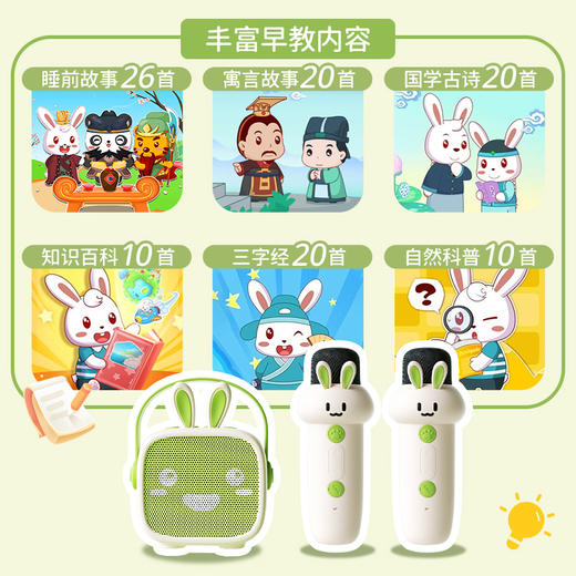 喵小米儿童故事机儿歌音乐播放器婴幼儿启蒙熏听磨耳朵早教一体机 商品图1