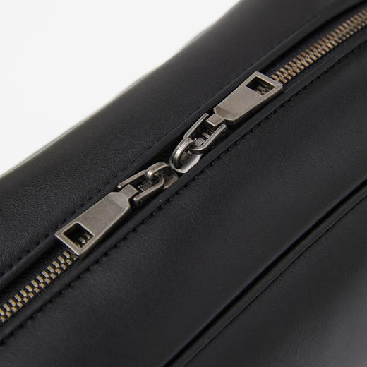 ROMI STUDIO“复古优雅”100%头层牛皮光泽双肩带手提包RW24LP31205 商品图2