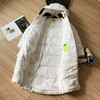 HH情侣款日常休闲舒适保暖鸭绒长款羽绒服 商品缩略图6