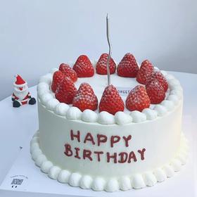 【草莓蛋糕创意定制020】