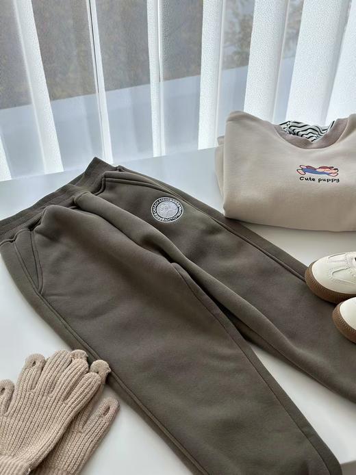 男女宝抗寒550G加厚羊驼绒儿童卫裤 商品图8