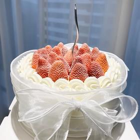 【草莓蛋糕创意定制015】