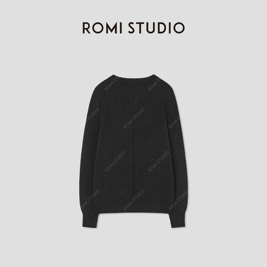 ROMI STUDIO“温暖如初”山羊绒绵羊毛混纺绒感套头毛衫RW24AS91249 商品图1
