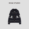 ROMI STUDIO“冬日氛围”绵羊毛混纺费尔岛厚款毛衫外套RW24WS71332 商品缩略图4