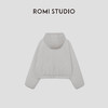 ROMI STUDIO90白鹅绒 牦牛绒棉混纺宽松连帽短羽绒服RW24WWG0069 商品缩略图1