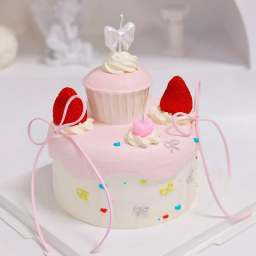 粉粉小雪屋草莓杯子蛋糕 | 糕匠 商品图2