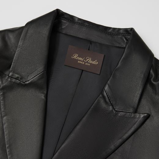 ROMI STUDIO“都市休闲”100%绵羊皮超轻裸感半植鞣皮衣RW24AW81245 商品图2