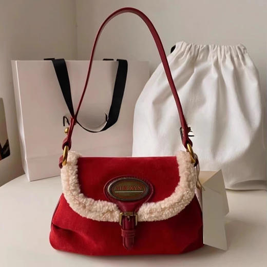 裁缝学苑AQ399羊羔毛单肩包纸样女装新款复古法棍包通勤腋下包包样板 商品图3