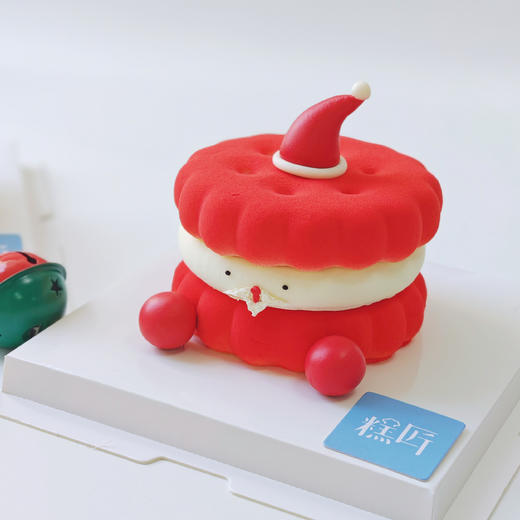 圣诞老人Emoji圆形蛋糕 | 糕匠 商品图2