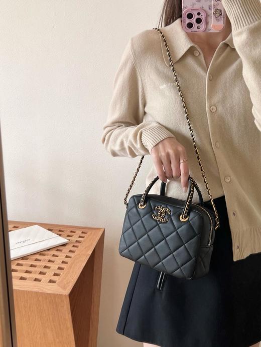 香奈儿𝟮𝟱𝗖早春手提𝟭𝟵相机包黑色（HH） 商品图3