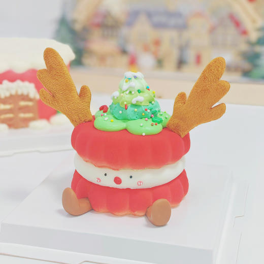 圣诞麋鹿Emoji圆形蛋糕 | 糕匠 商品图2