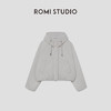 ROMI STUDIO90白鹅绒 牦牛绒棉混纺宽松连帽短羽绒服RW24WWG0069 商品缩略图0