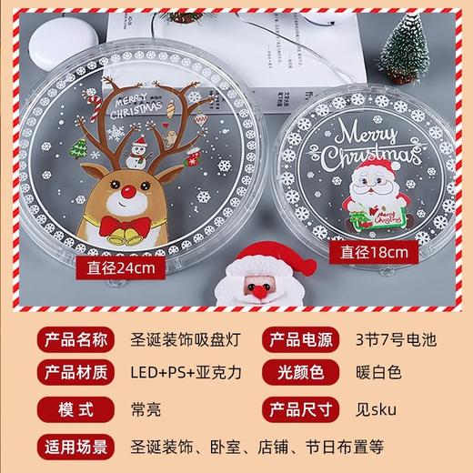 圣诞节装饰彩灯小夜灯商场氛围布置礼品挂件平安夜圣诞树挂饰 商品图4