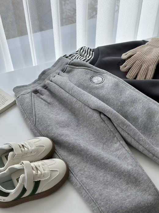 男女宝抗寒550G加厚羊驼绒儿童卫裤 商品图6