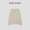 ROMI STUDIO“温暖已至” 山羊绒绵羊毛混纺亨利领毛衫 RW24WST1266 商品缩略图1