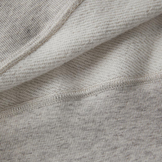 ROMI STUDIO“松弛随性”牦牛绒棉混纺花纱抓绒连帽卫衣RW24WSY1063 商品图4