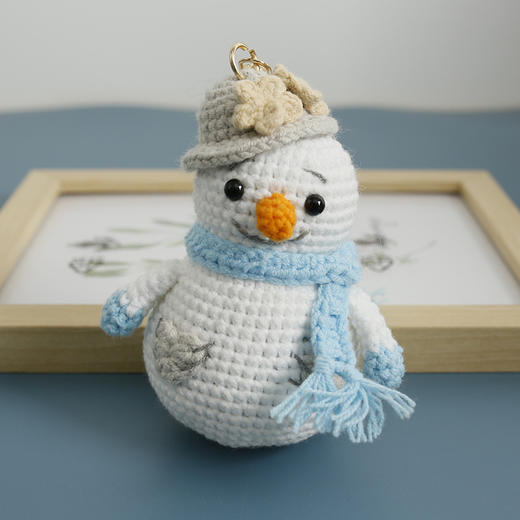手工编织<雪人玩偶> 商品图0