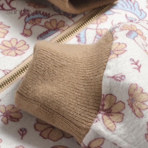 西藏“吉祥狮”正反两穿羊绒双面呢外套SJF96W354N 商品图1