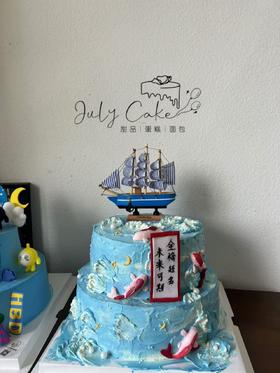 男孩款式生日蛋糕