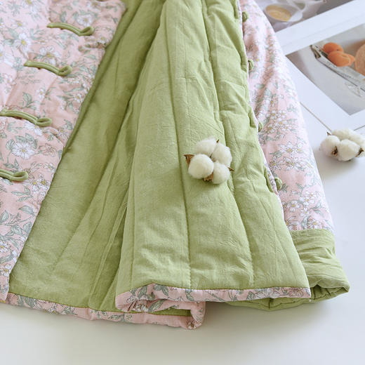 61秋冬季女士保暖棉衣复古保暖外套中老年宽松手工棉花衣棉花袄HLY 商品图2