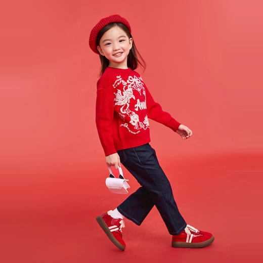 女童牛仔单裤春季新款安奈儿童装实体店同款XG516551 商品图4