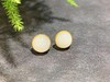 【御珠宫坊】金镶羊脂白玉耳钉 商品缩略图3