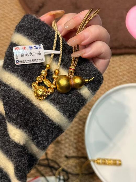 不是真金买不起沙金镀金𝟏𝟖𝐊更有性价比招财平安富贵 商品图9