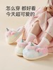 独角兽儿童拖鞋女童可爱公主毛拖鞋冬季小女孩家居宝宝棉拖鞋包跟 商品缩略图1