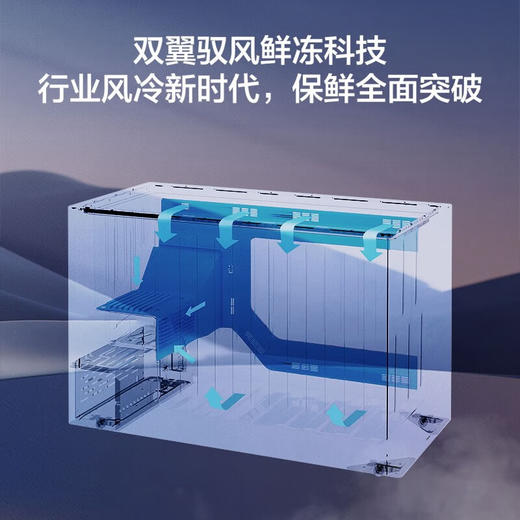 海尔（Haier）冰柜【新品】302L风冷无霜冰柜不结霜大容量家用冰柜一级能效电子控温冻藏两用冷柜 【新品】-38℃速冻风冷无霜 302L 商品图3