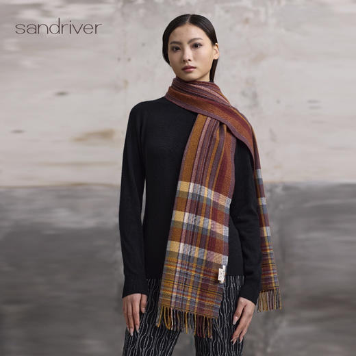 双翻领羊绒女套衫SJF93W419B 商品图5