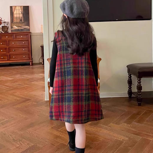 裁缝学苑TQ134女童连衣裙新款公主裙冬季翻领大衣套装纸样儿童裙子样板 商品图3