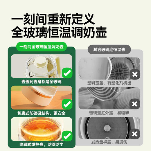 一刻间全玻璃养生壶家用多功能纯玻璃一体烧水小型办公室煮茶器 商品图4