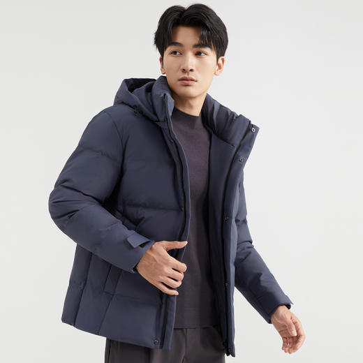 【90%鸭绒】圣得西连帽加厚羽绒服冬季户外防寒保暖外套 商品图3