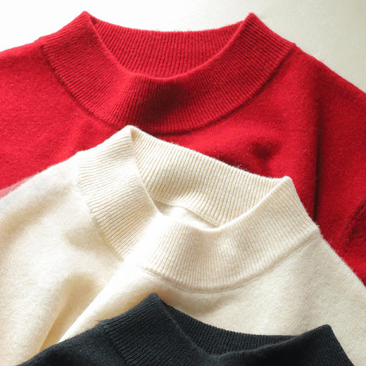 男女羊毛衫丨圆领、V领、半高领（4-1205） 商品图5