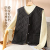 【100%绵羊毛填充】马甲女士保暖上衣气质纯色马甲外穿背心三防男女马甲 商品缩略图2