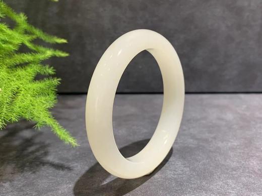 【御珠宫坊】羊脂白玉手镯52mm 商品图2