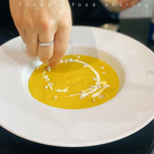 美名氏南瓜胆1kg商用奶油南瓜汤酱法式汤品西餐店专用速食汤料包 商品图3