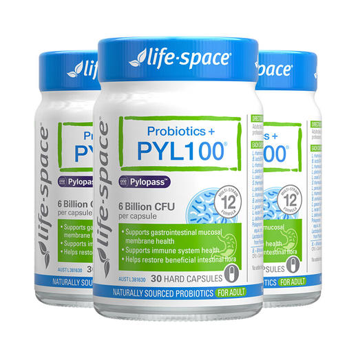 【保税仓】Life-Space PYL100益生菌胶囊 30粒/瓶 商品图0