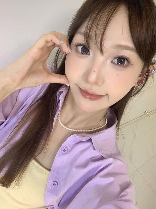 Blush girl 半年抛美瞳 葡萄炼乳 直径14.5mm着色13.9mm 商品图4