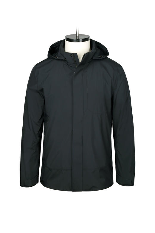 专柜新款风衣 占姆士春秋户外休闲商务防风外套连帽便装男士风衣上衣 商品图1